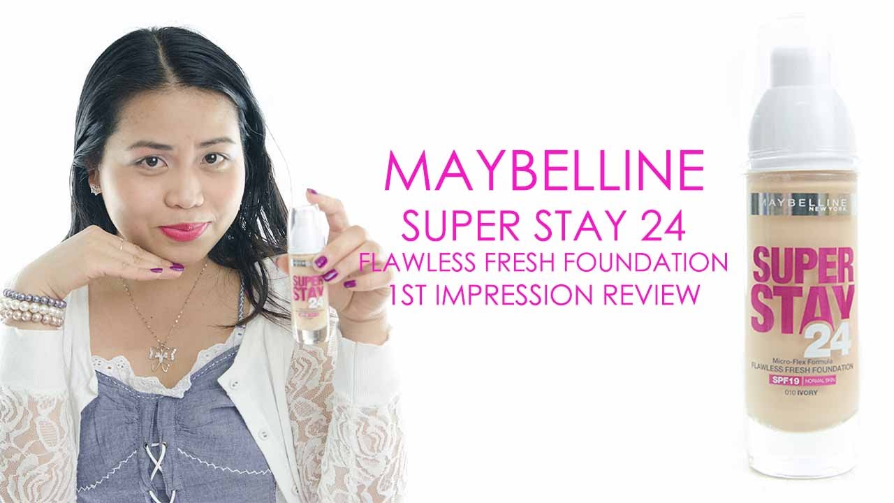 maybelline 24 hour foundation review