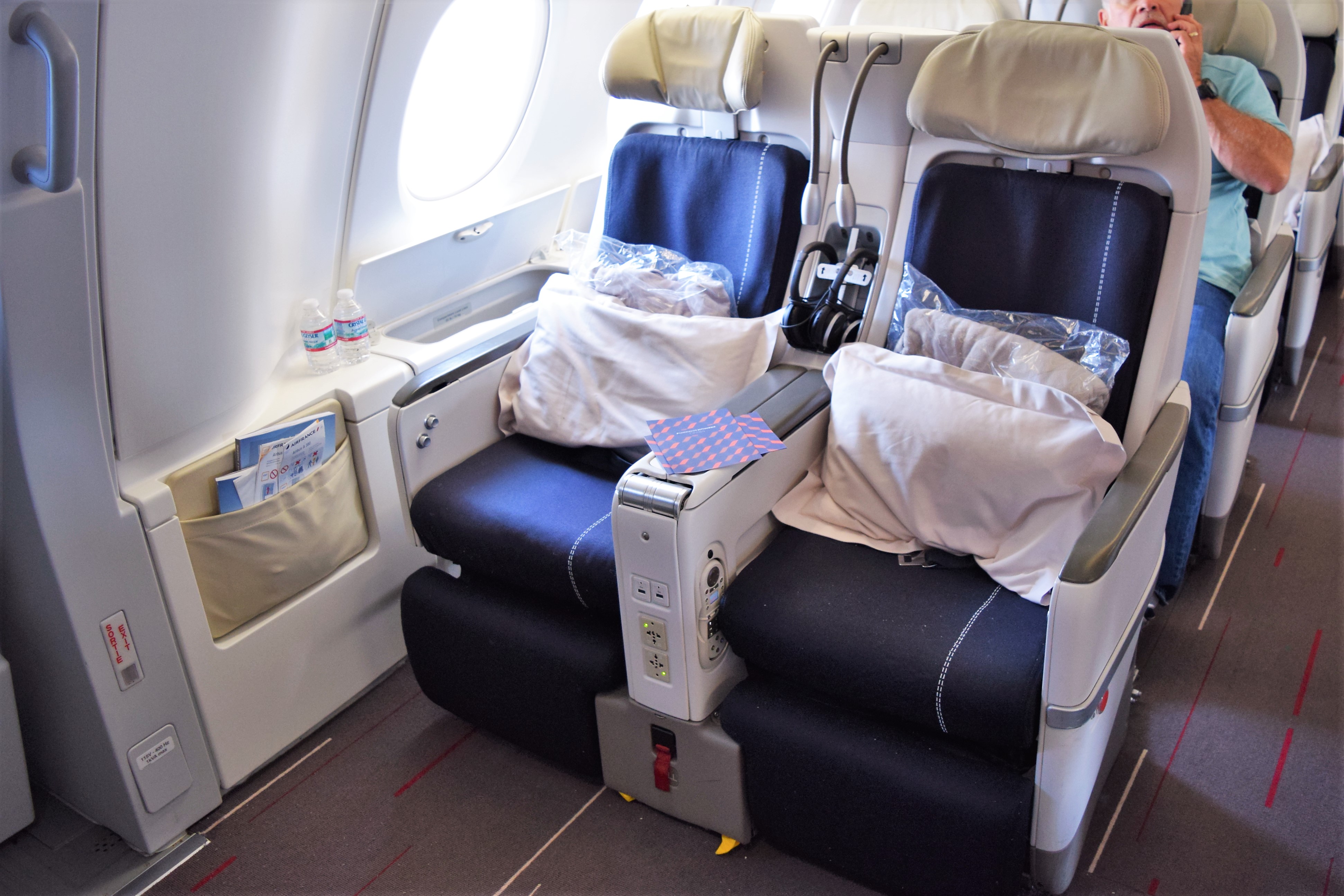 air france a380 800 business class review