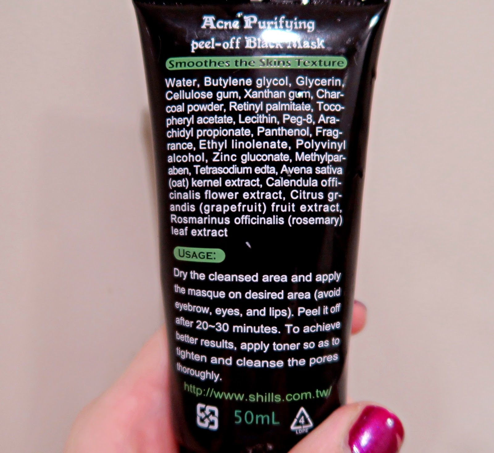 black mask purifying peel off mask review